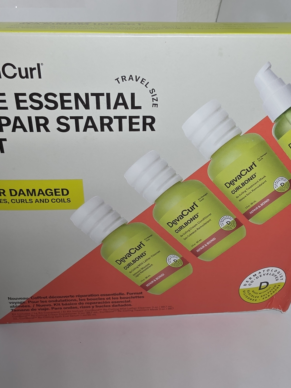 DevaCurl CurlBond Travel Size Repair Starter Kit - Green